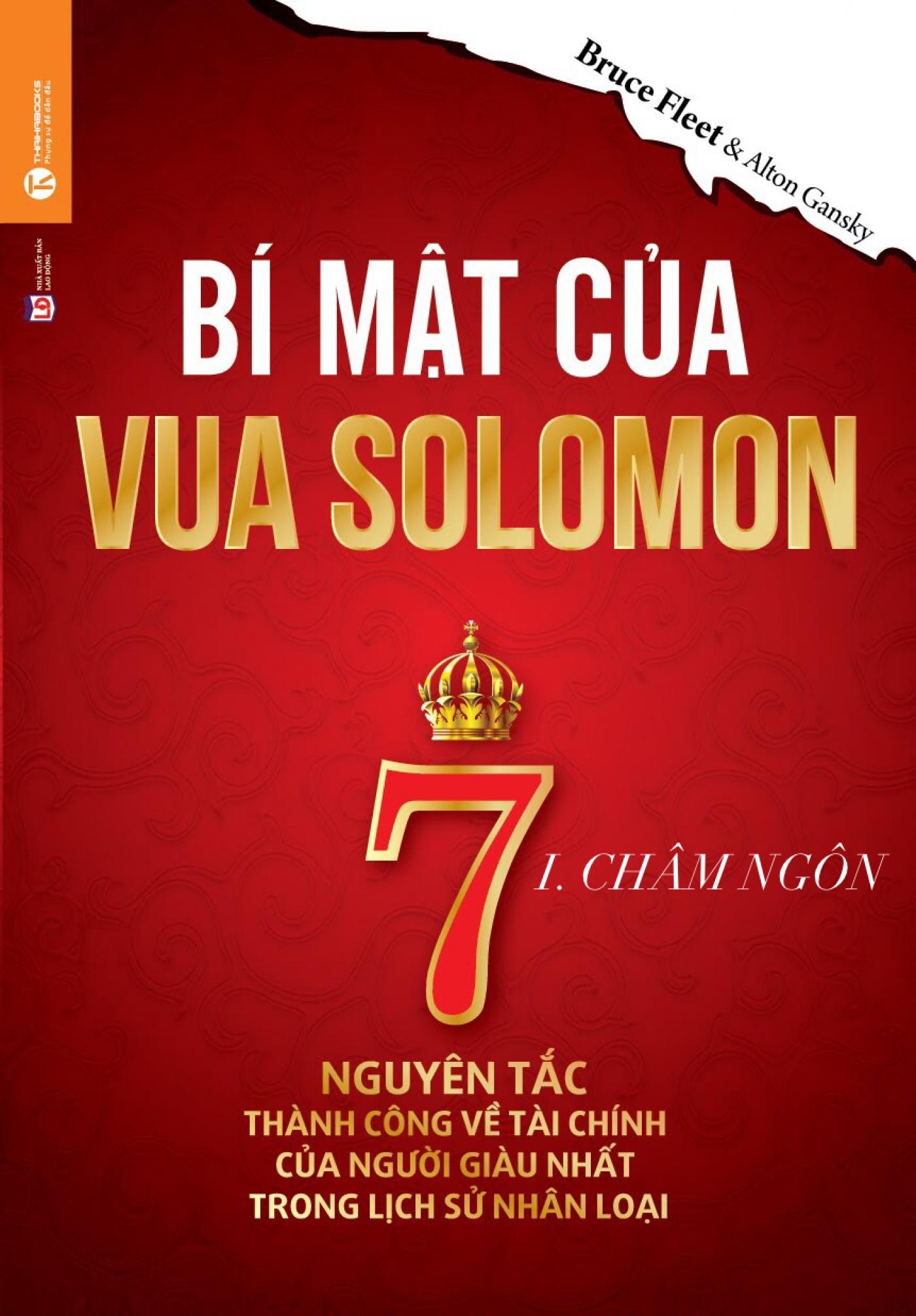 Bí Mật Của Vua Solomon - 02. I. CHÂM NGÔN